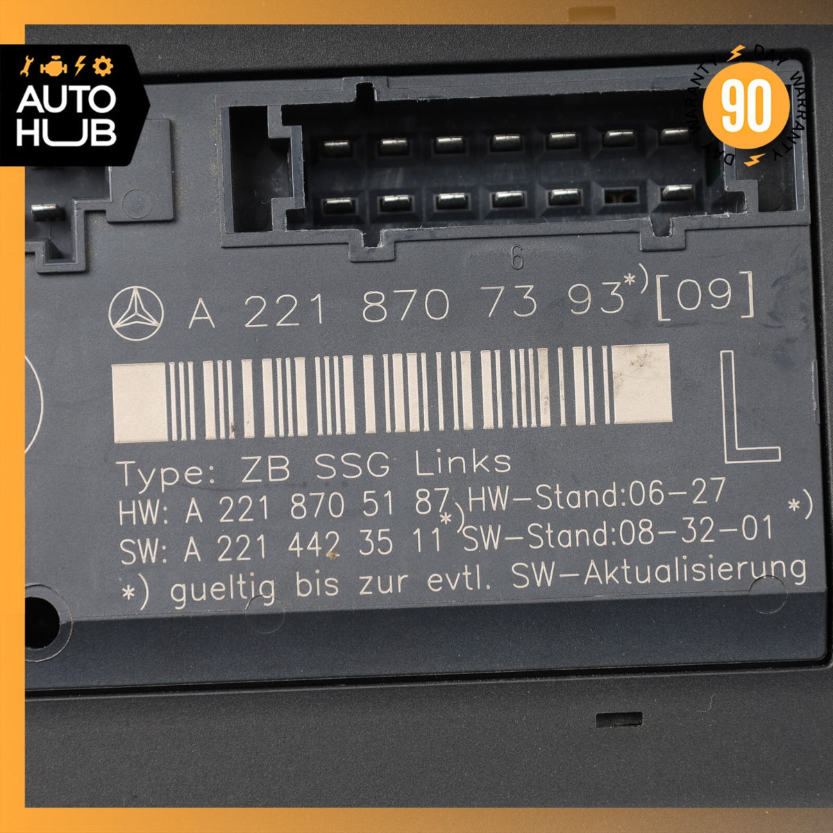 07-13 Mercedes W221 S63 S350 Front Left Driver Side Under Seat Control Unit OEM - photo 8