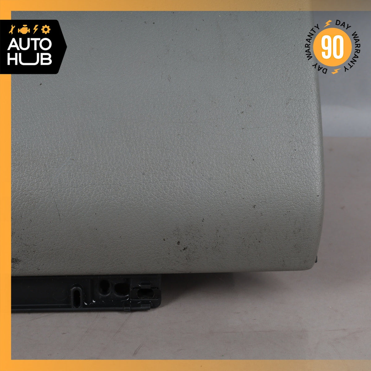 Porsche Cayenne 955 Dashboard Glove Box Compartment Leather Gray 7L5857095P OEM - photo 4