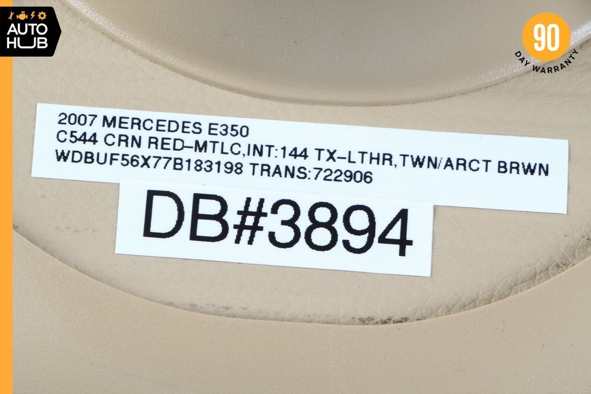 03-09 Mercedes W211 E320 E350 Steering Column Trim Shroud Cover Beige OEM - photo 10