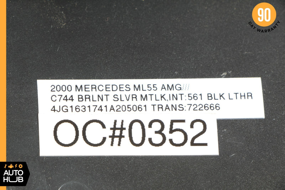 98-01 Mercedes W163 ML55 ML430 Left Side Dashboard Dash Cover Panel Trim OEM - photo 6
