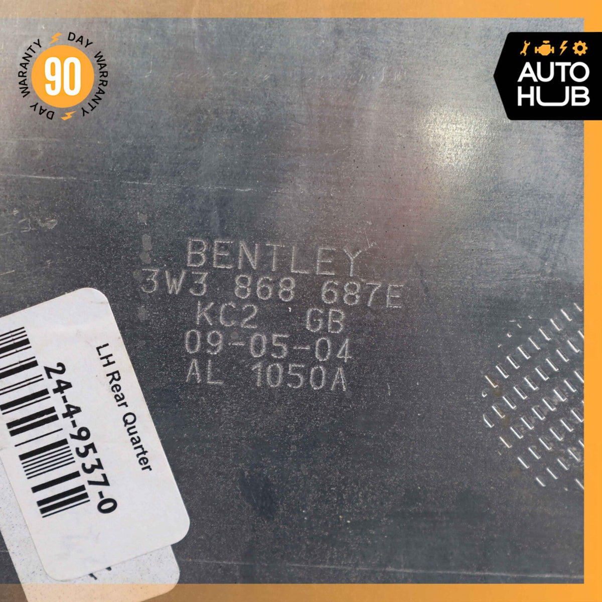 03-10 Bentley Continental GT Rear Left Side Door Panel Trim Panel Wood OEM - photo 9