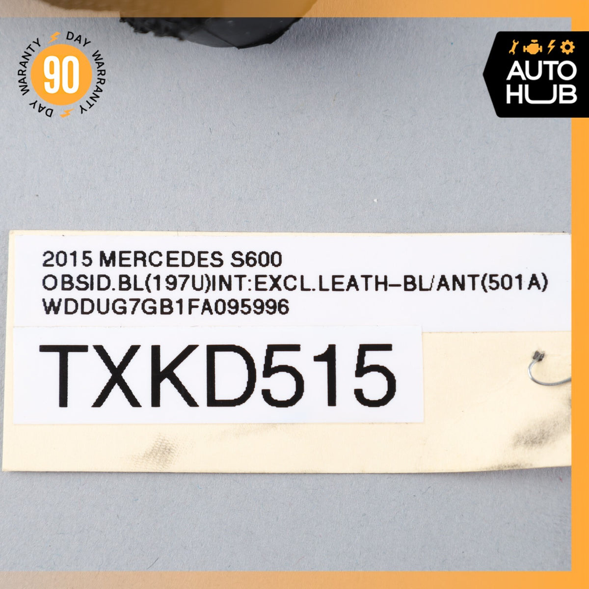 15-20 Mercedes W222 S600 S65 AMG Maybach Air Supply Breather Hose Pipe OEM - photo 10