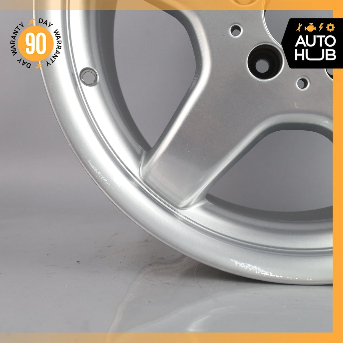 Mercedes R170 SLK230 C280 8.5 x 17 17" Rear Wheel Rim Silver 1704011402 OEM - photo 5