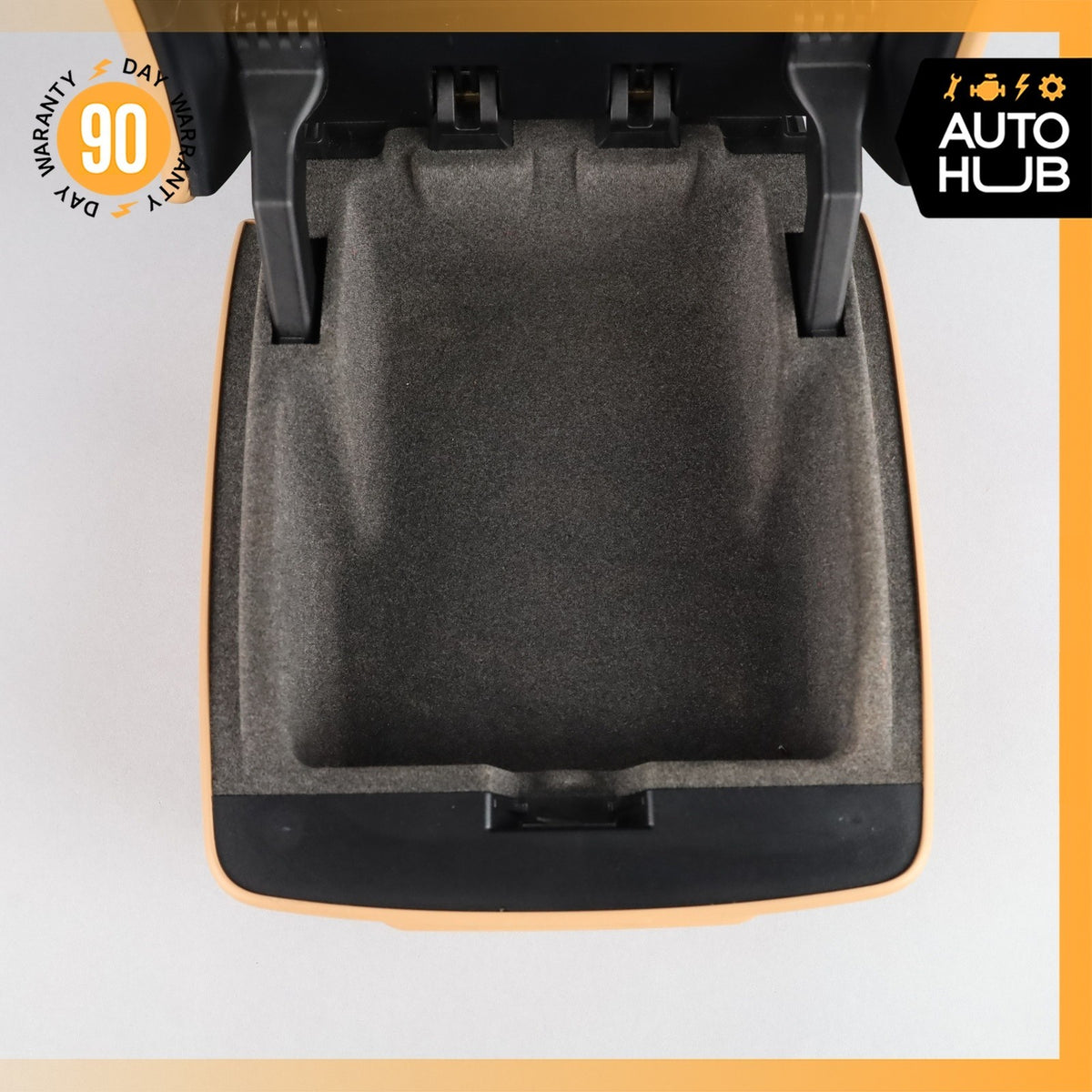 03-10 Porsche Cayenne 955 Front Center Console Armrest Arm Rest Leather OEM - photo 12