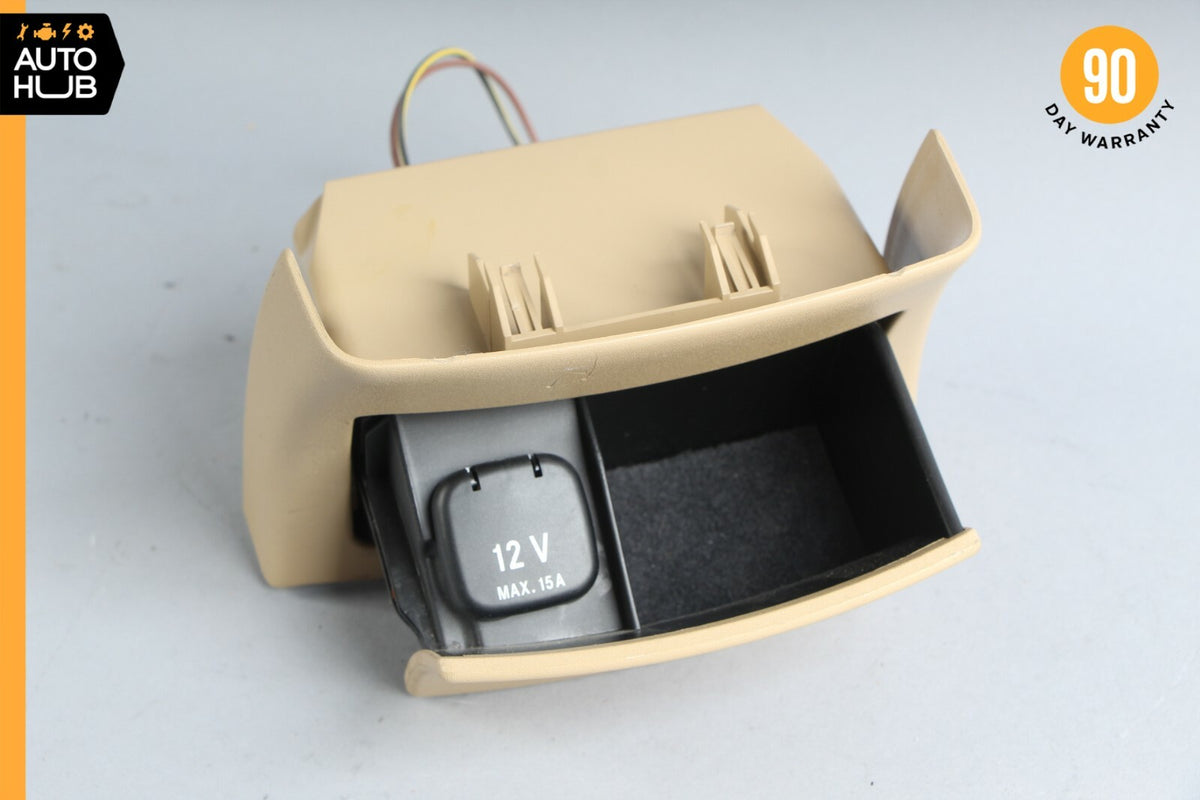 07-09 Mercedes W211 E350 E550 Rear Central Console Ash Tray Beige 2116800450 OEM - photo 6