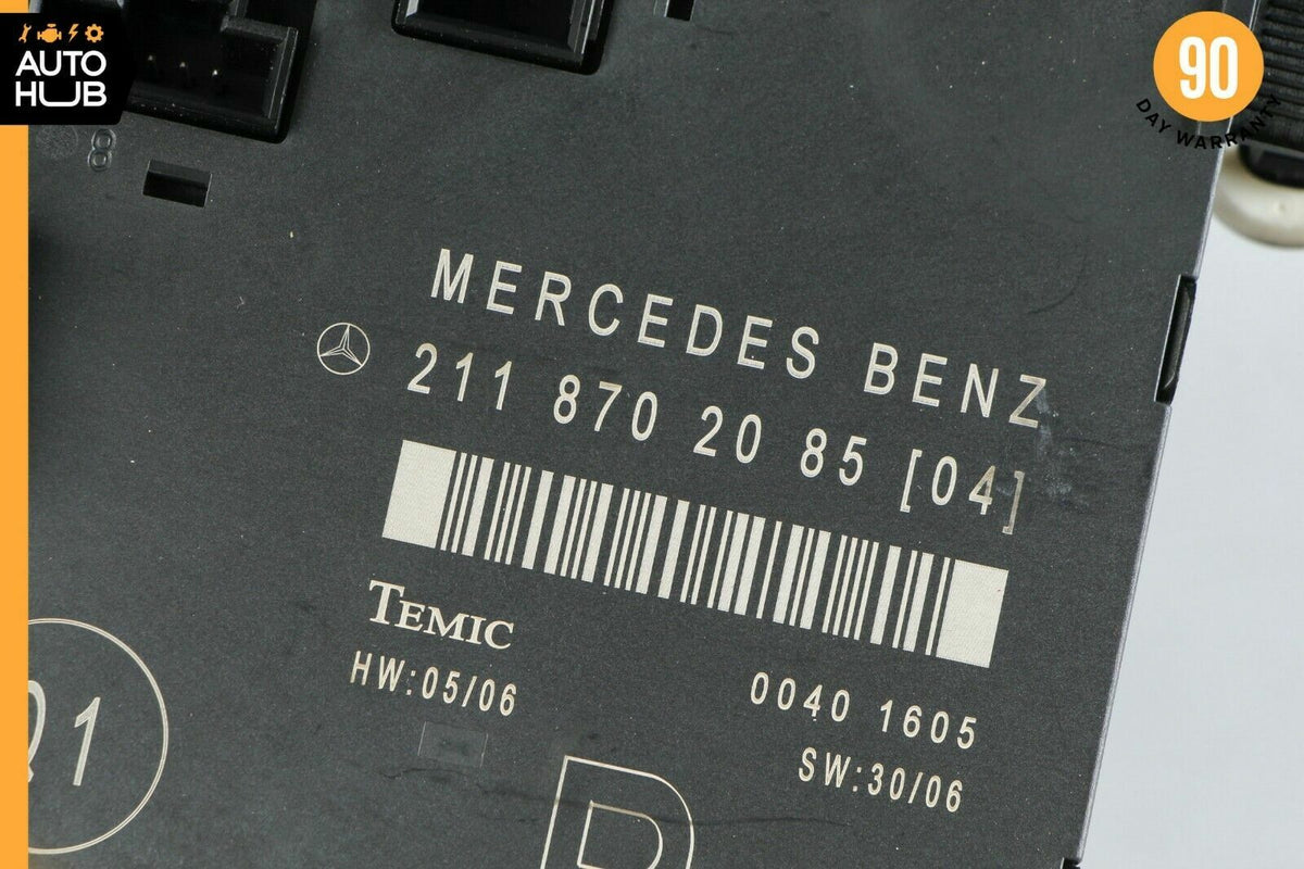 03-09 Mercedes W211 E320 E550 Front Right Passenger Door Control Module OEM - photo 6