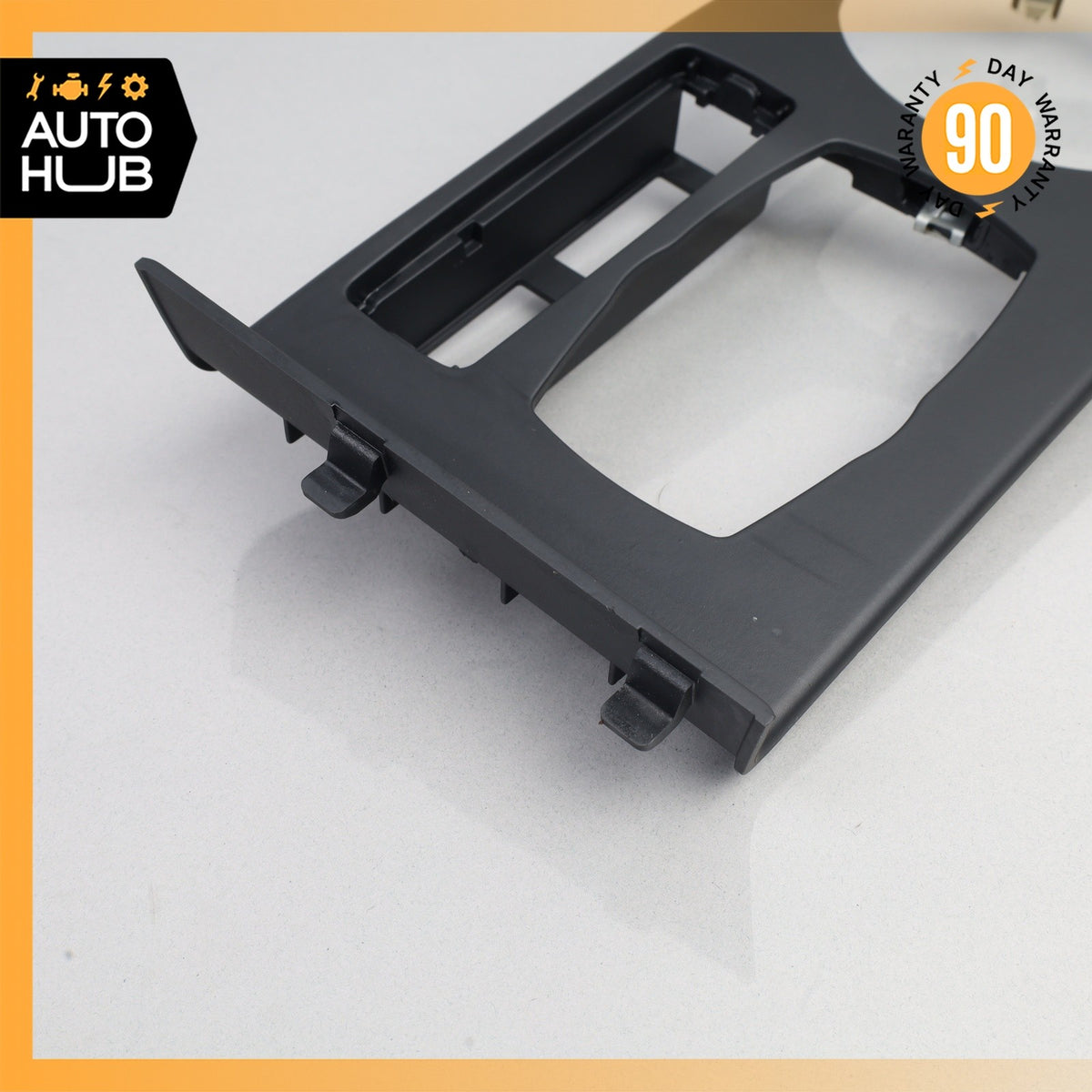 BMW i3 I01 Hybrid Front Center Console Shifter Cover Panel Bezel Trim Black OEM - photo 4