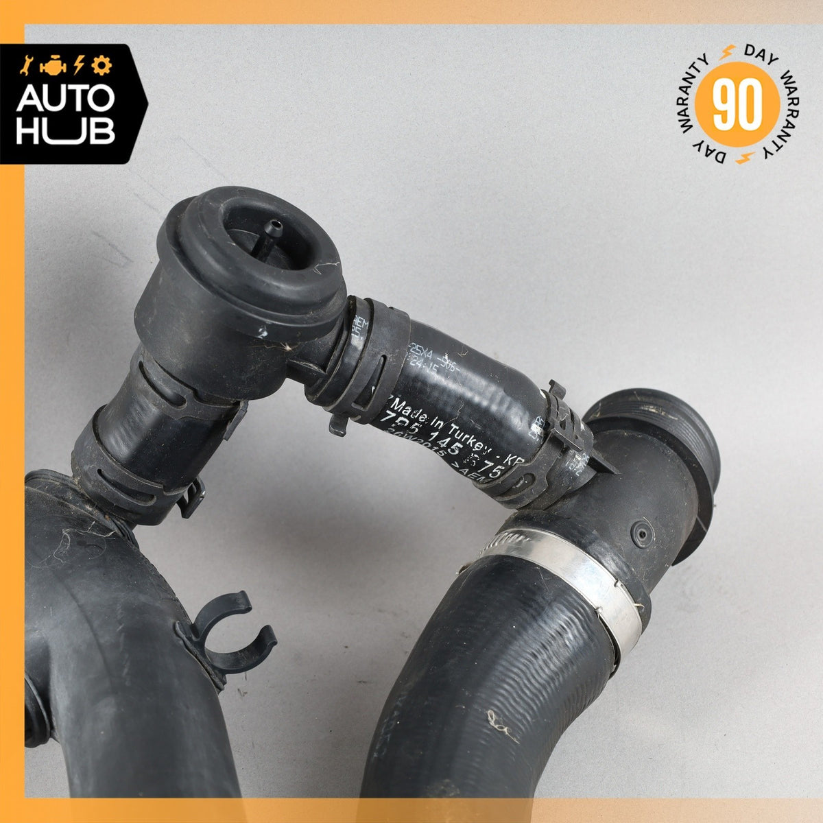 Porsche Cayenne 958 3.6L Left Radiator Intercooler Coolant Hose Set OEM - photo 5