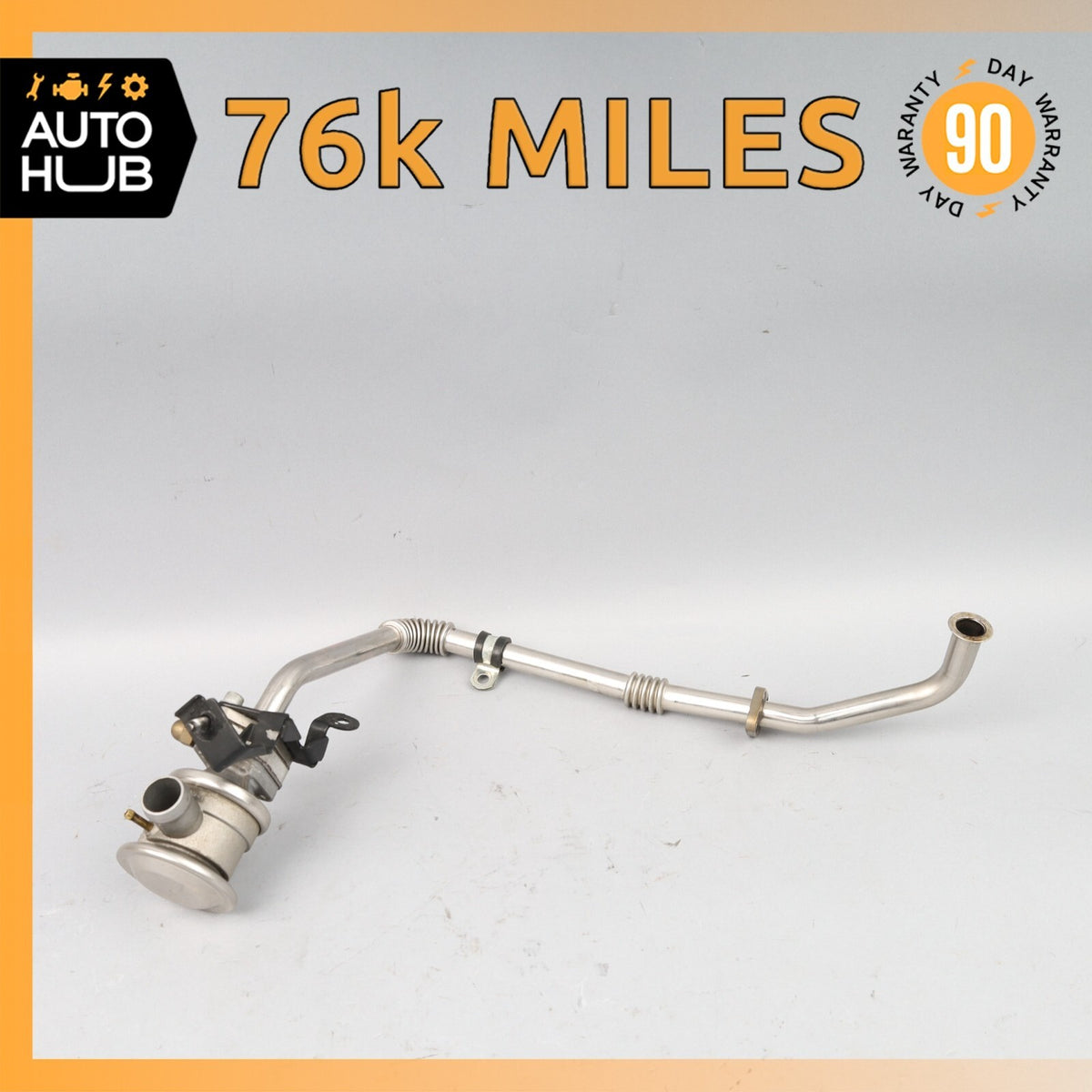 04-19 Maserati GranTurismo M145 Left Air Pump Check Valve EGR w/ Line OEM 76k - photo 1