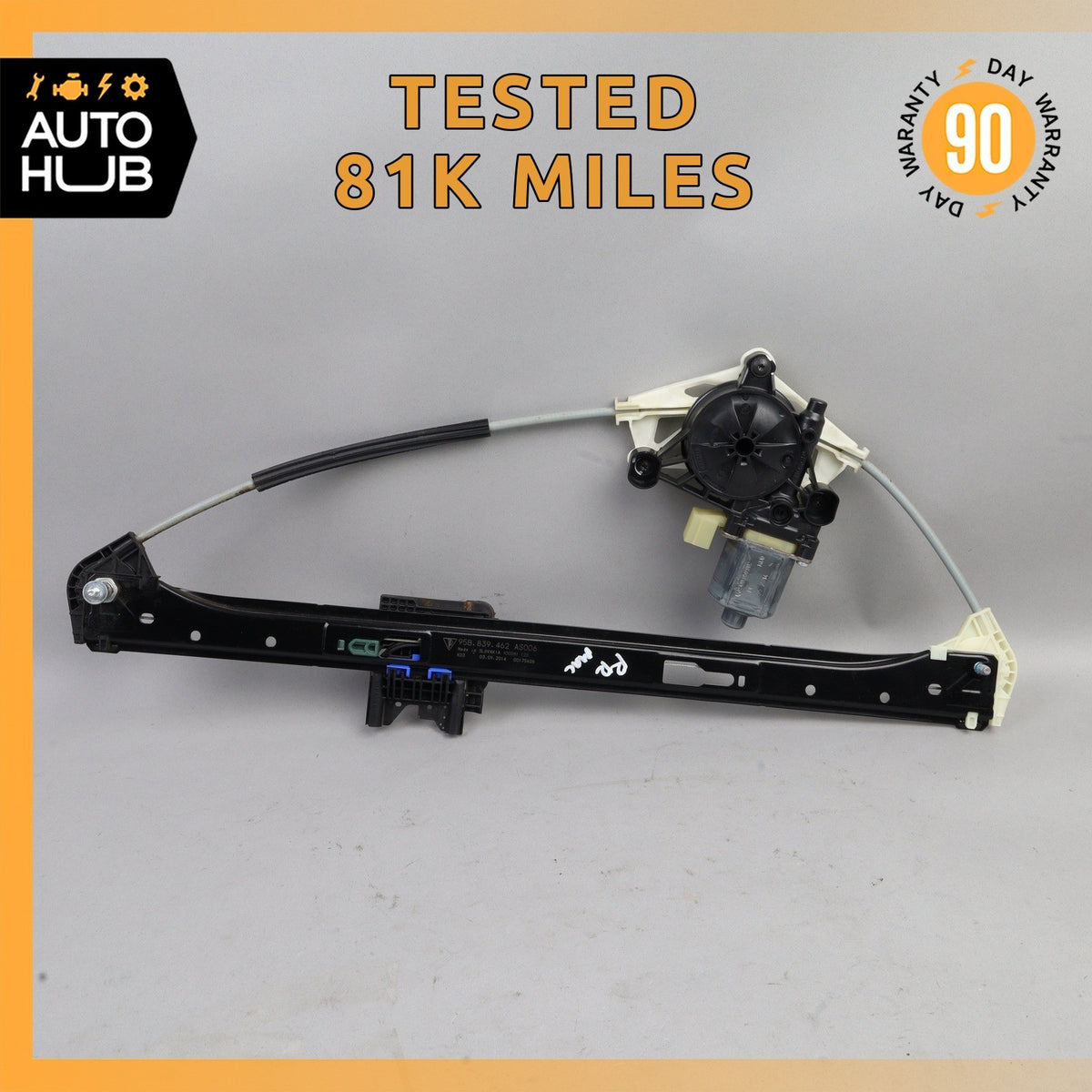 Porsche Macan 95B Front Right Passenger Window Regulator Motor OEM 81k - photo 1