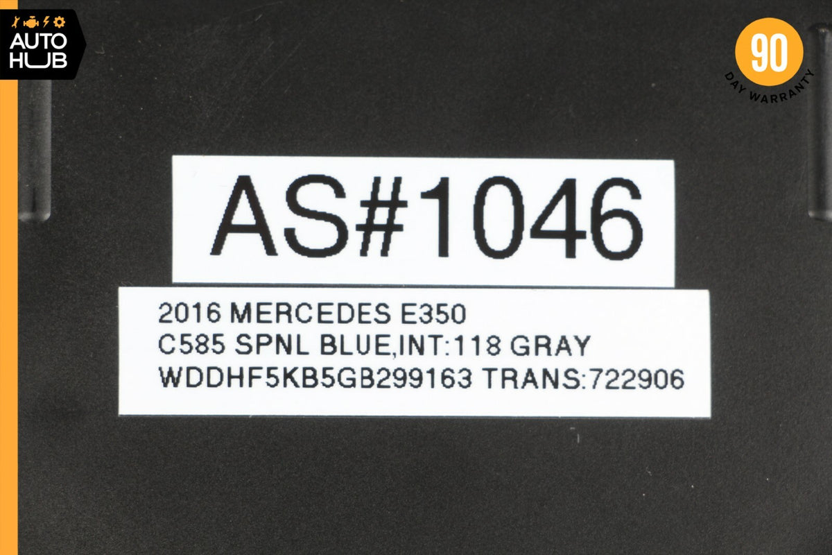 08-18 Mercedes W212 E350 C250 GLK350 Rear Right Side Door Control Module OEM 65k - photo 12