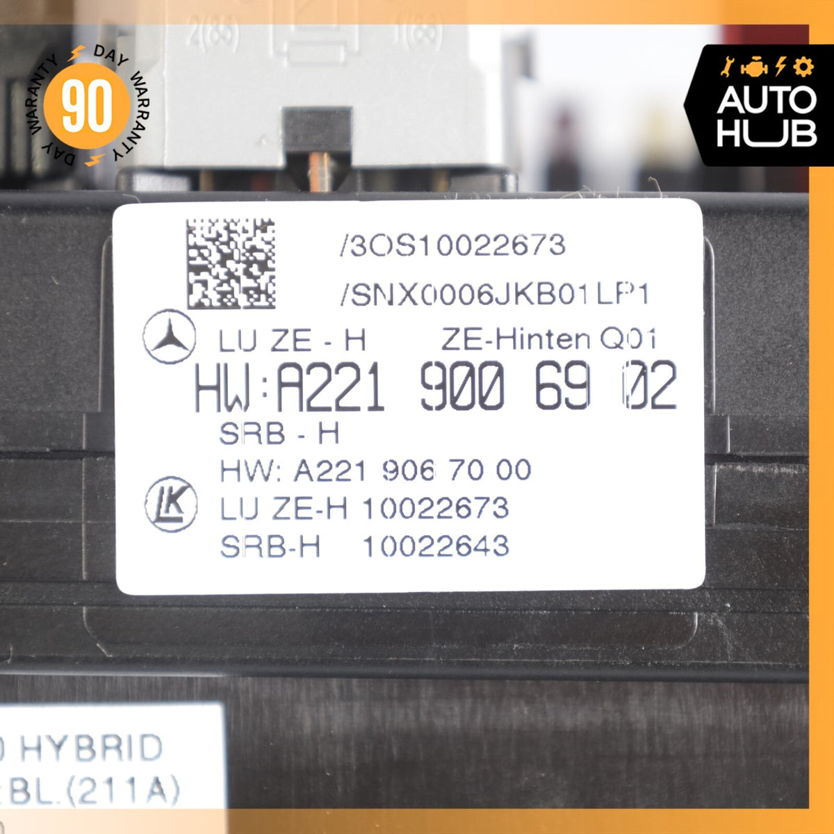 10-13 Mercedes W221 S400 S550 S65 AMG Rear Sam Fuse Box Relay Module Control OEM - photo 8