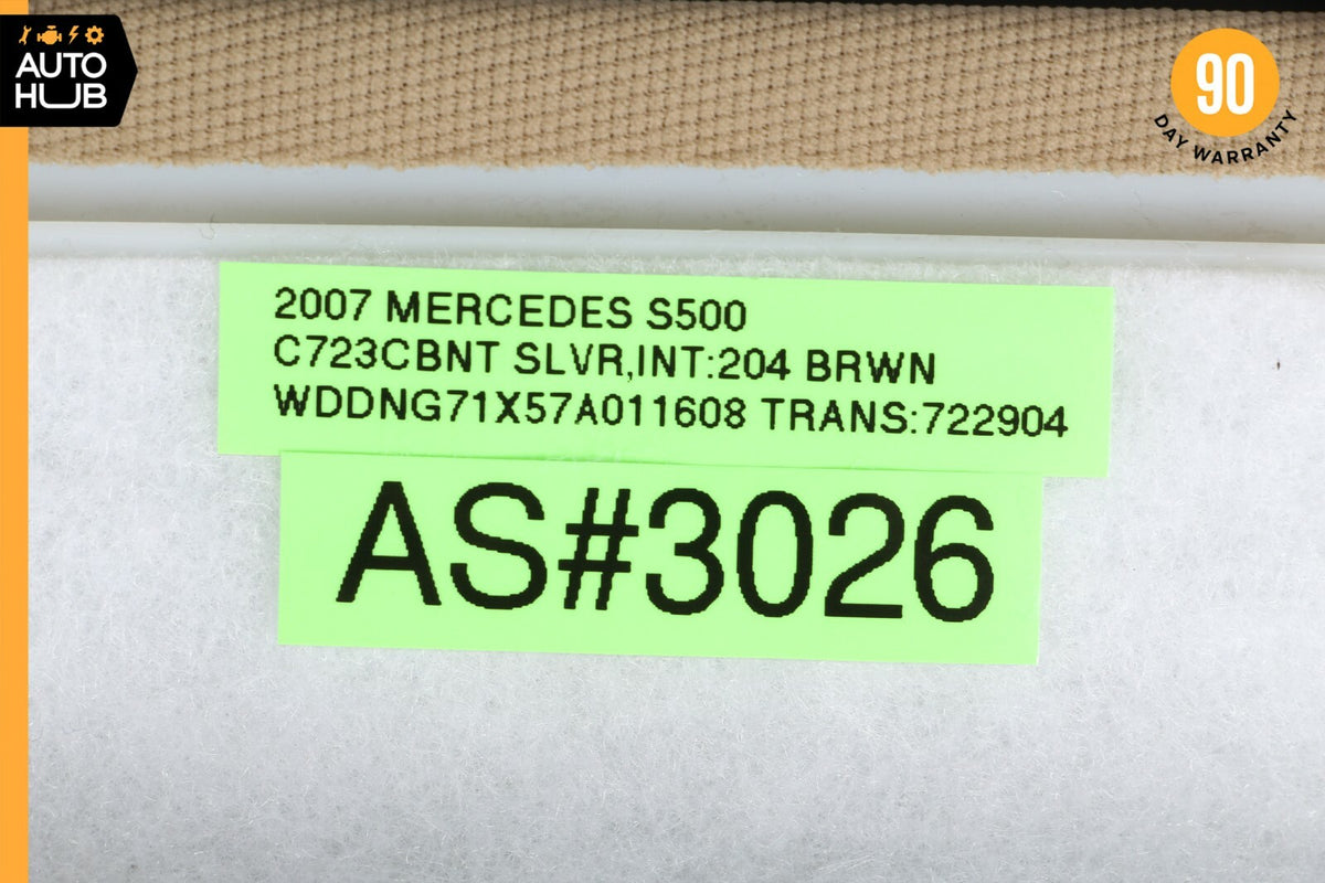 07-13 Mercedes W221 S550 S450 Front Left Driver Side A Pillar Panel Beige OEM - photo 12