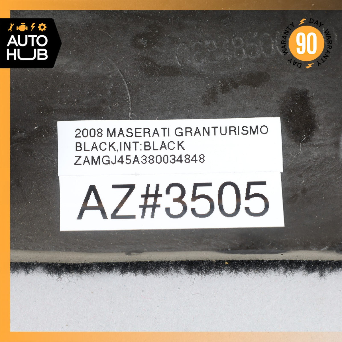 08-19 Maserati GranTurismo M145 Front Right Under Dash Kick Panel Black OEM - photo 12