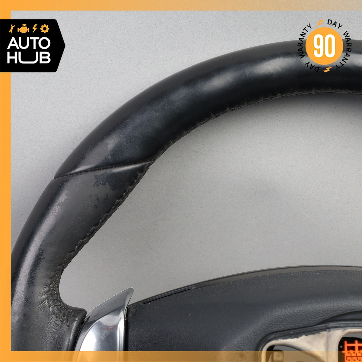 11-14 Porsche Cayenne 958 S GTS Steering Wheel w/ Paddle Shifters Black OEM - photo 16