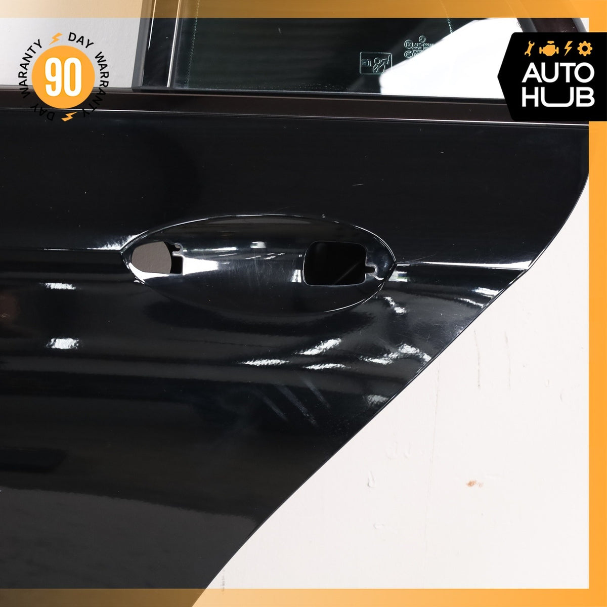 17-23 Mercedes W213 E300 E400 Rear Left Driver Side Door Shell Black OEM 84k - photo 4