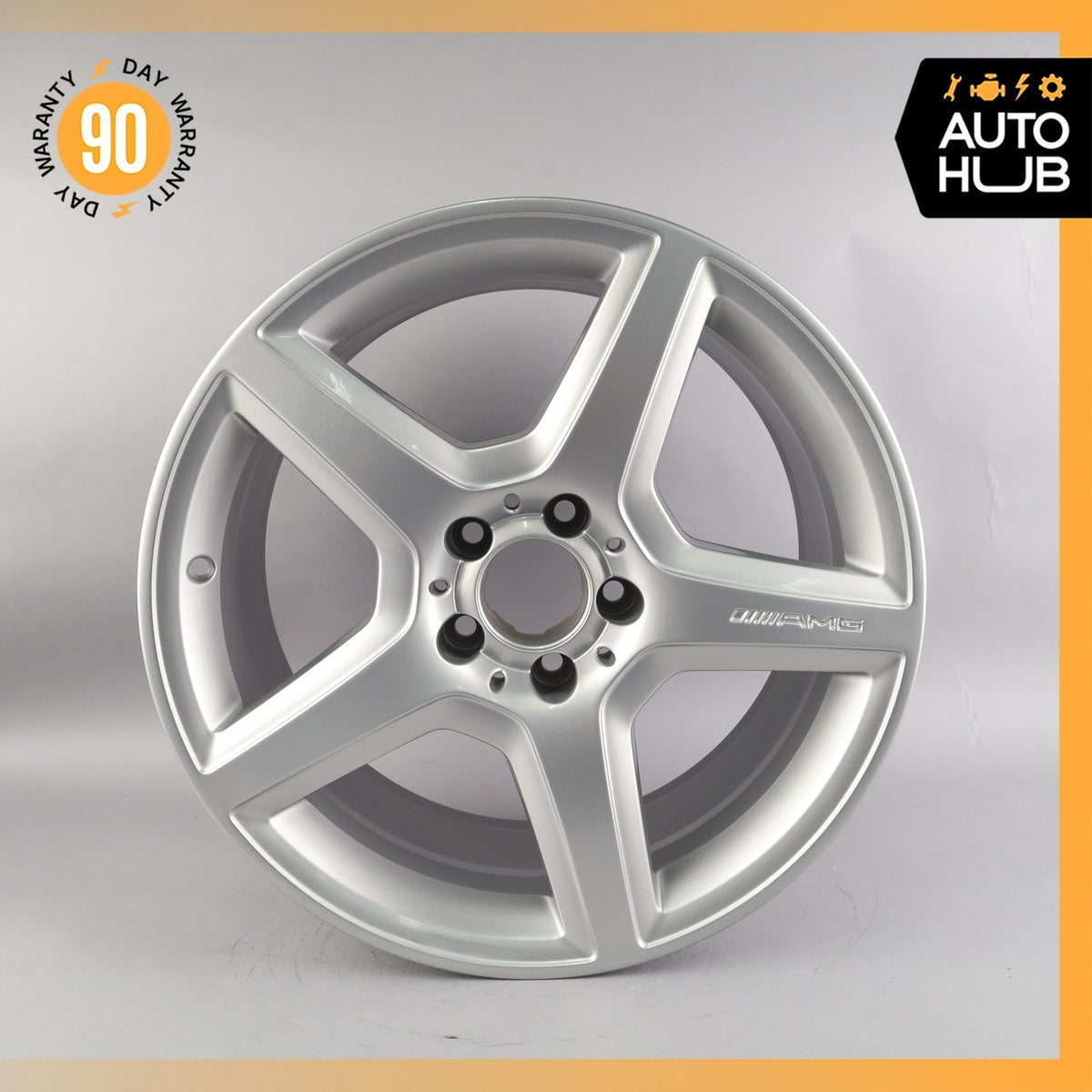 Mercedes W211 E350 E55 CLS55 AMG 9 x 18 18" Rear Wheel Rim 2114016702 OEM - photo 2