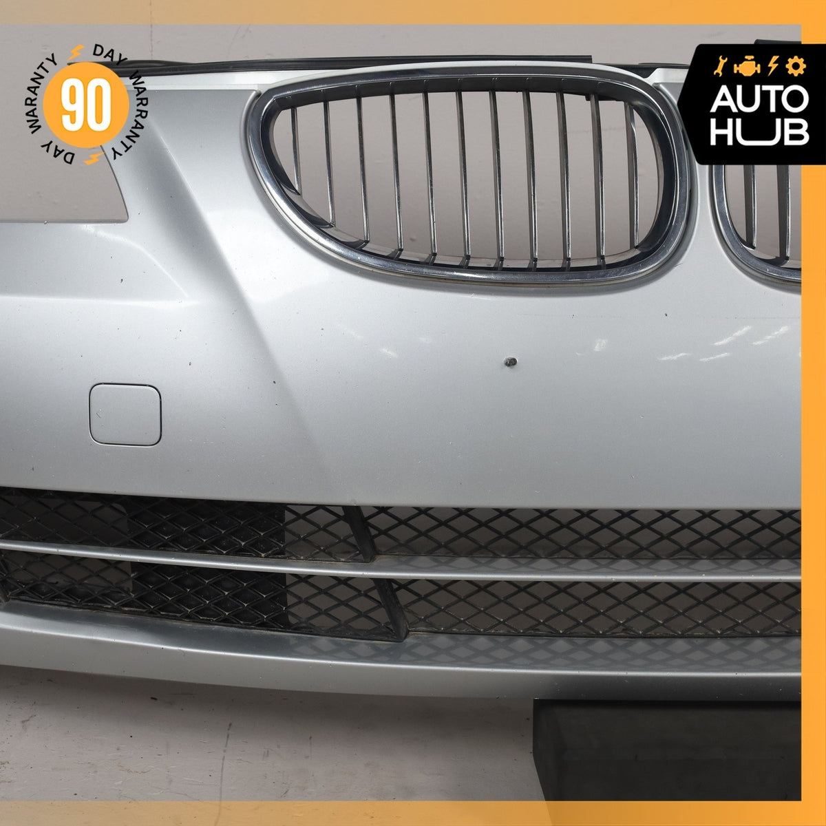 08-10 BMW E60 535i 545i 550i Front Bumper Cover Panel Silver OEM - photo 4