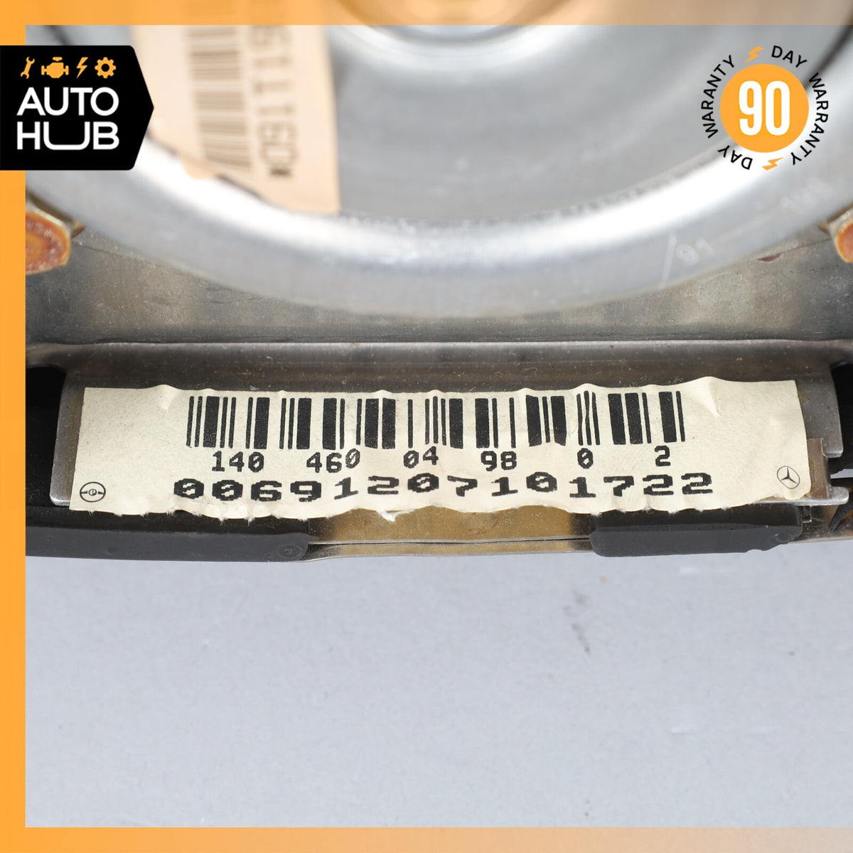 92-98 Mercedes R129 300SL SL320 Driver Steering Wheel Airbag Air Bag Brown OEM - photo 11
