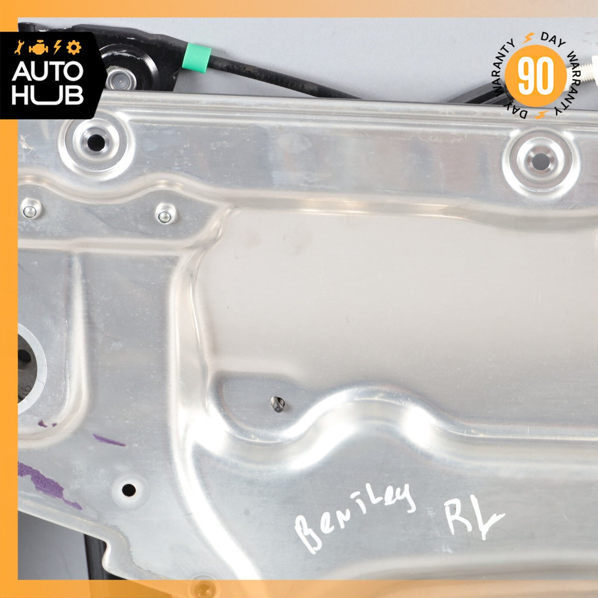 06-13 Bentley Continental Flying Spur Rear Left Door Window Regulator OEM 80k - photo 5