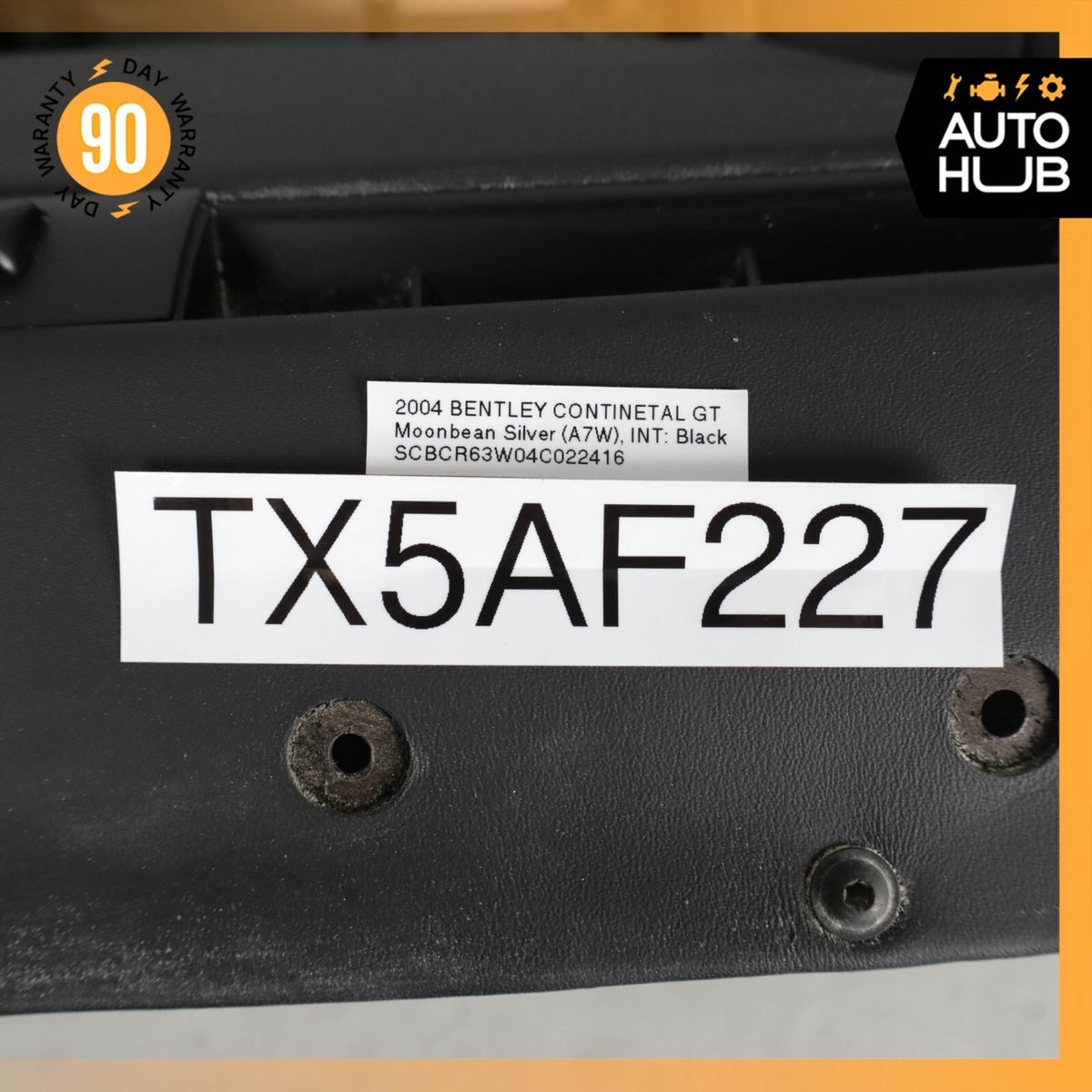 03-06 Bentley Continental GT Flying Spur Dashboard Panel Dash Board Black OEM - photo 18
