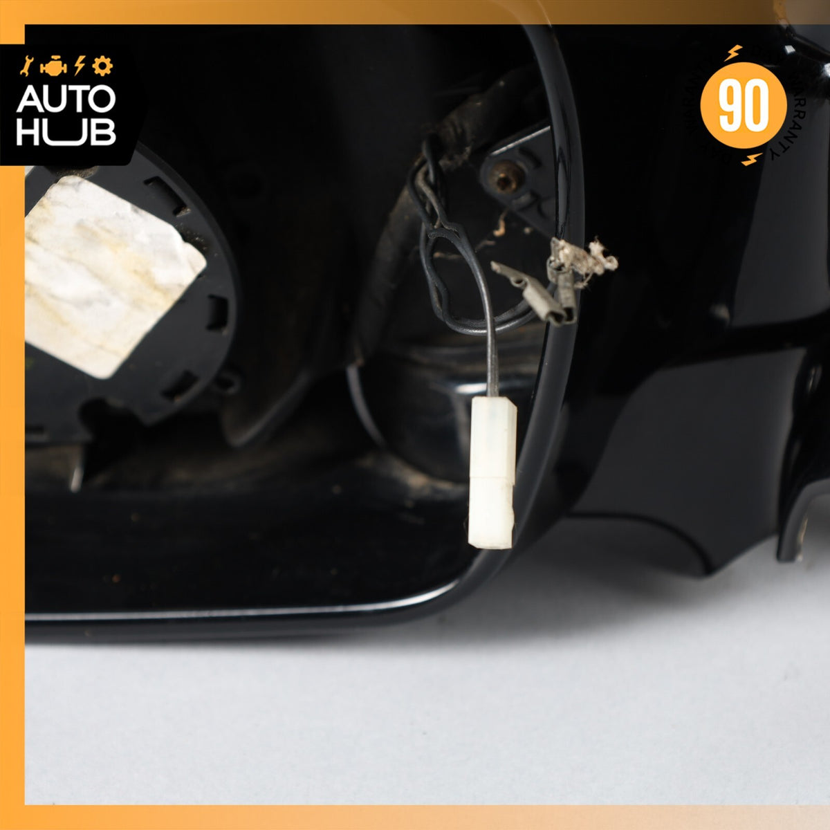 04-08 Mercedes R230 SL550 SL500 SL55 Left Side Rear View Door Mirror Black OEM - photo 14
