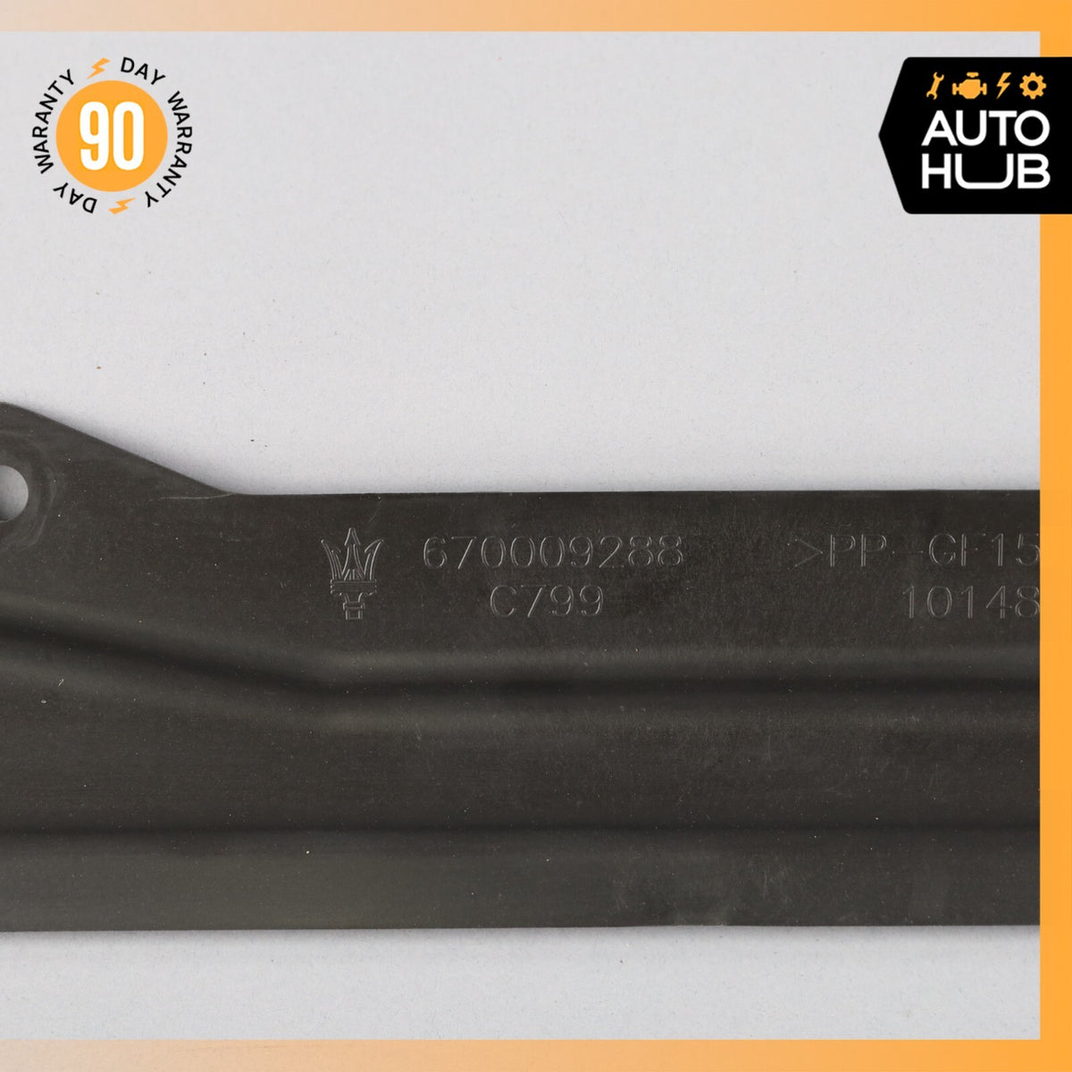 Maserati Quattroporte M156 S Front Radiator Air Duct Shield 670009288 OEM - photo 7