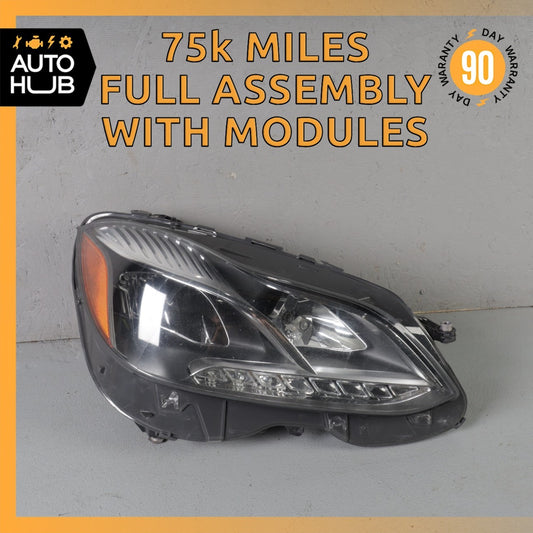14-16 Mercedes W212 E350 E550 LED Headlight Lamp Right 2128205239 OEM 75k - photo 1