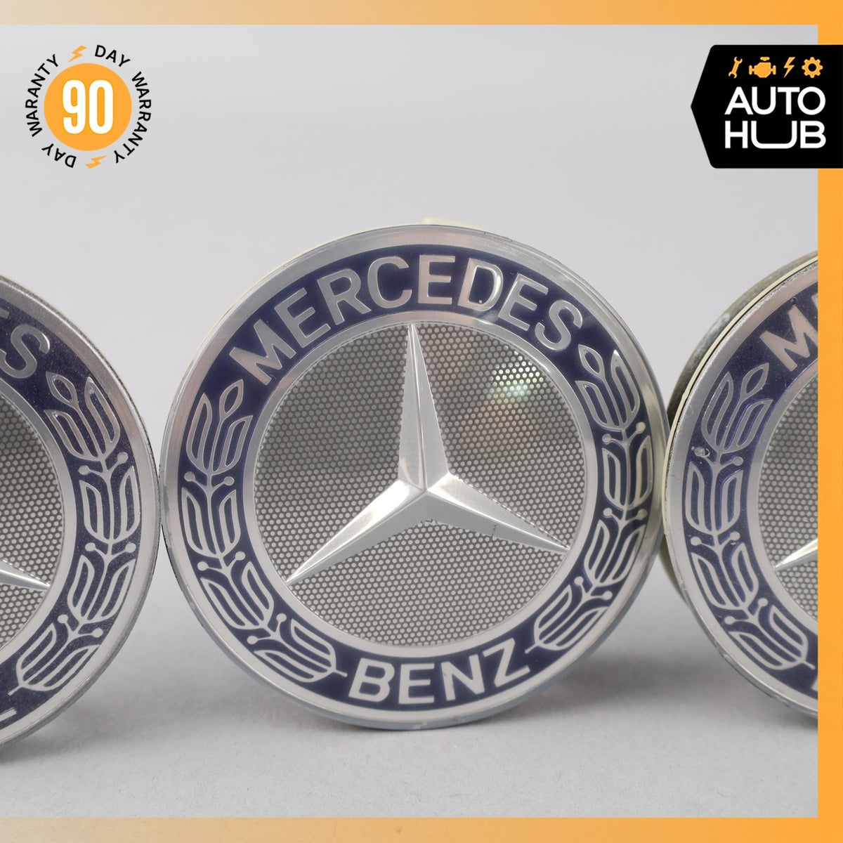 Mercedes R230 SL500 Wheel Center Cap Cover Set of 4 1704000025 OEM - photo 4