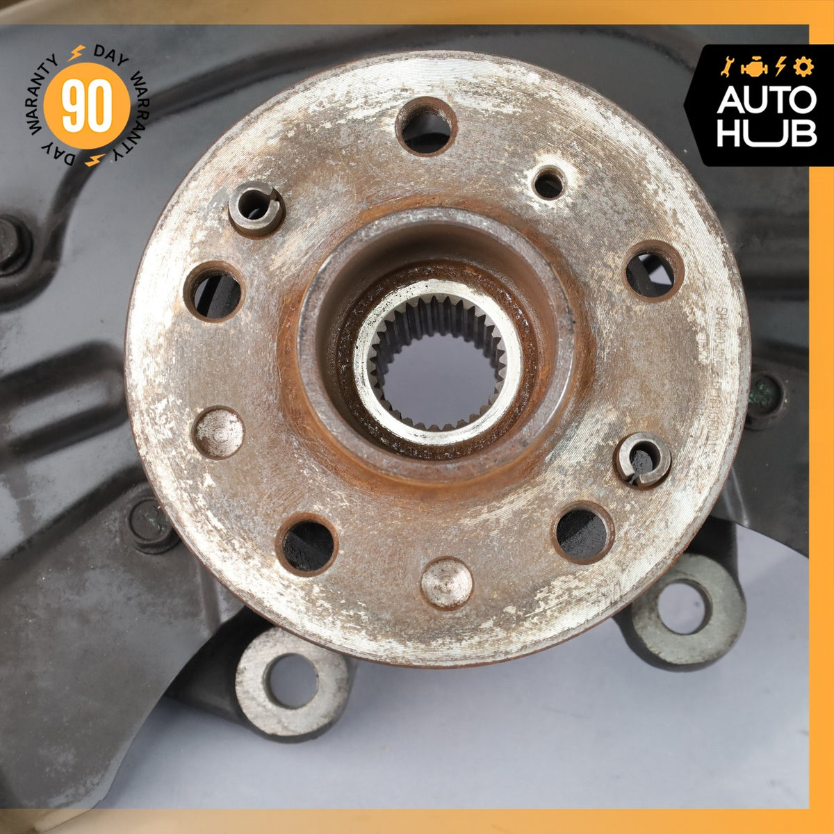 07-11 Mercedes W164 ML63 AMG Front Left Driver Side Spindle Knuckle Hub OEM - photo 8