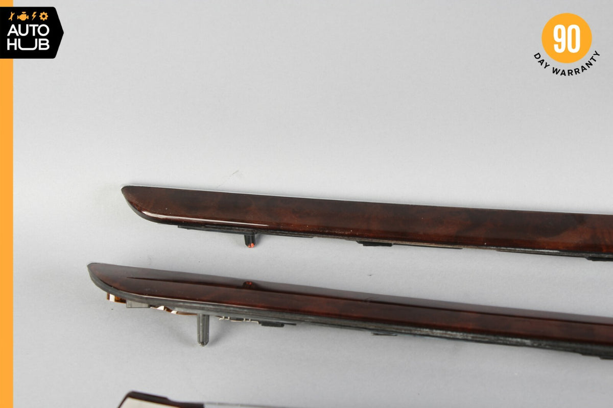10-13 Mercedes W221 S400 S550 Door Panel Trim Set 2217205222 Wood OEM - photo 2