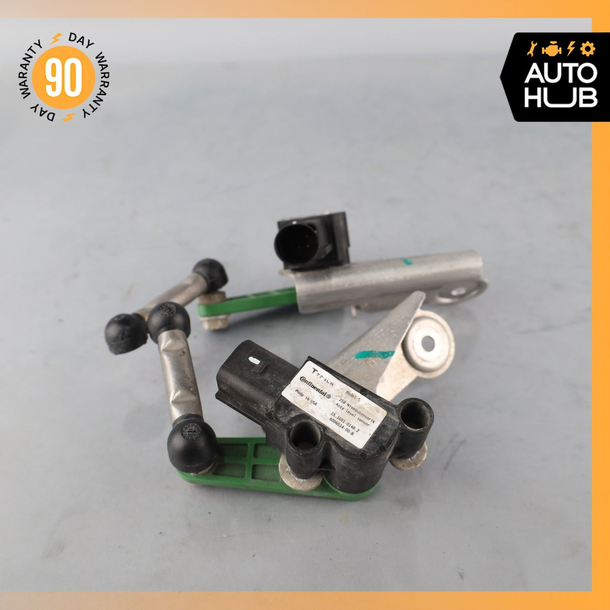 12-15 Tesla Model S Front Left & Right Height Level Sensor Set 600651400B OEM - photo 4