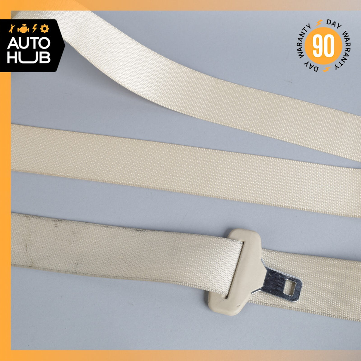 07-14 Mercedes W216 CL550 CL600 Rear Left Driver Side Seat Belt Beige OEM - photo 3