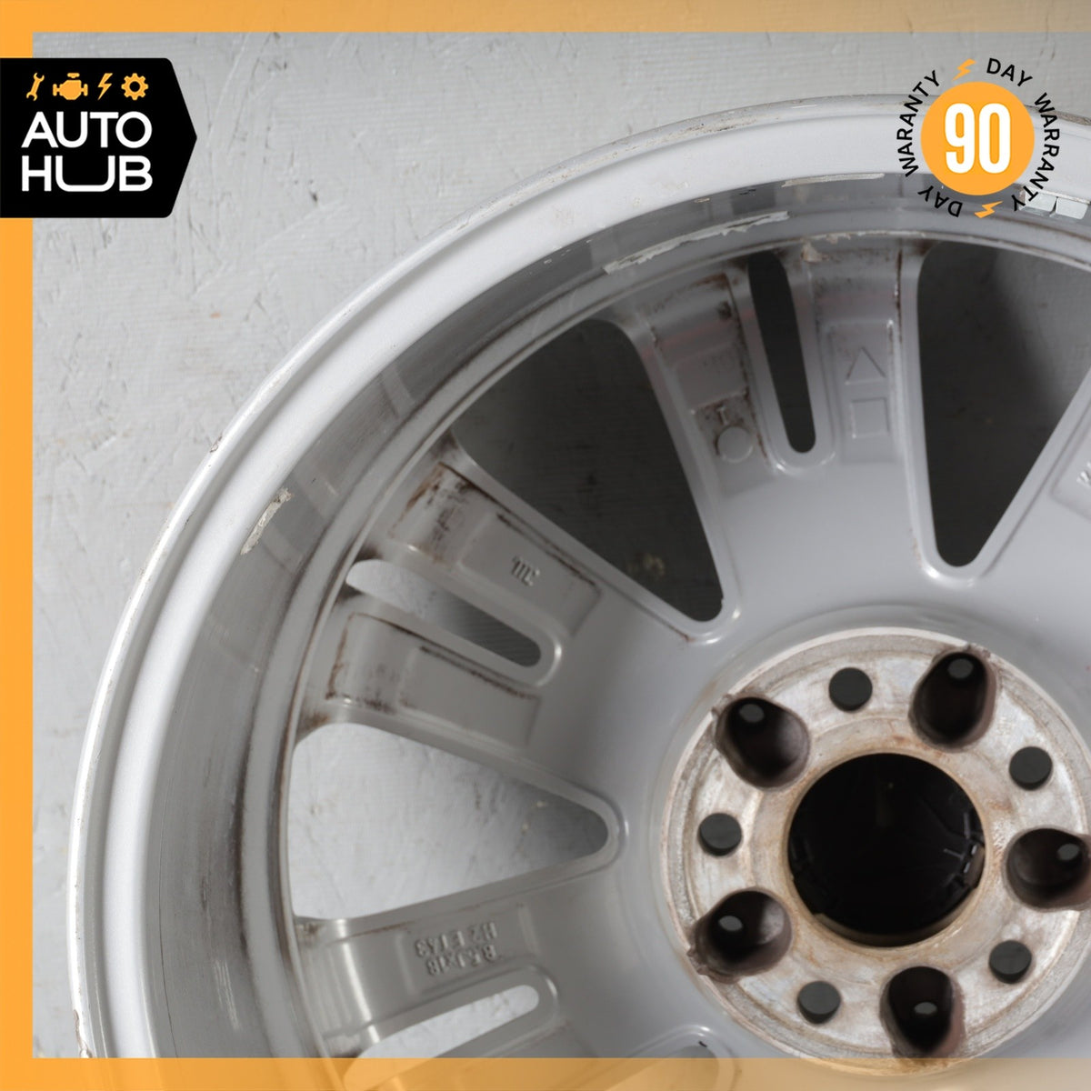 Mercedes W221 S400 S550 CL550 8.5 x 18 18" Wheel Rim Silver 2214017402 OEM - photo 18