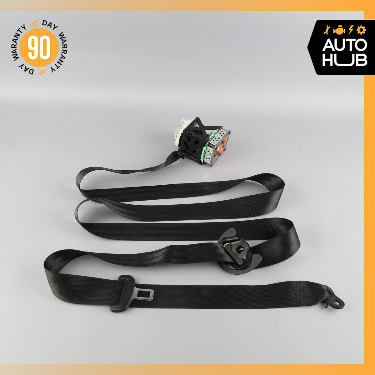 11-18 Porsche Cayenne 958 Rear Left Seatbelt Seat Belt Black 95880305110 OEM - photo 2