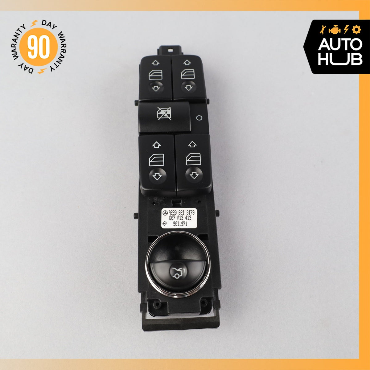 03-06 Mercedes W220 S430 S55 AMG S500 Master Window Switch Left Driver Side OEM - photo 7