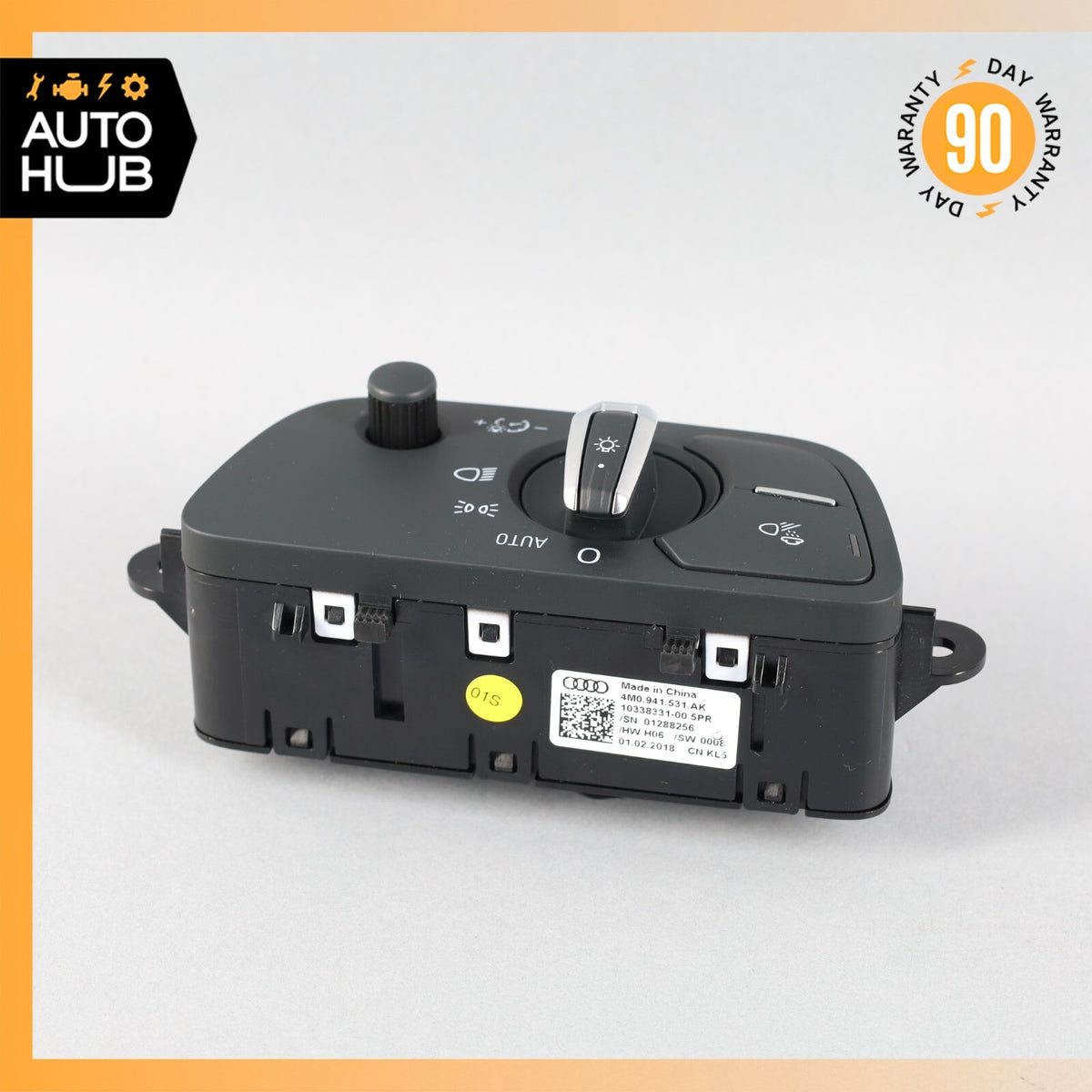 2018 Audi B9 A4 Headlight Head Light Control Switch 4M0941531AK OEM 56k - photo 5