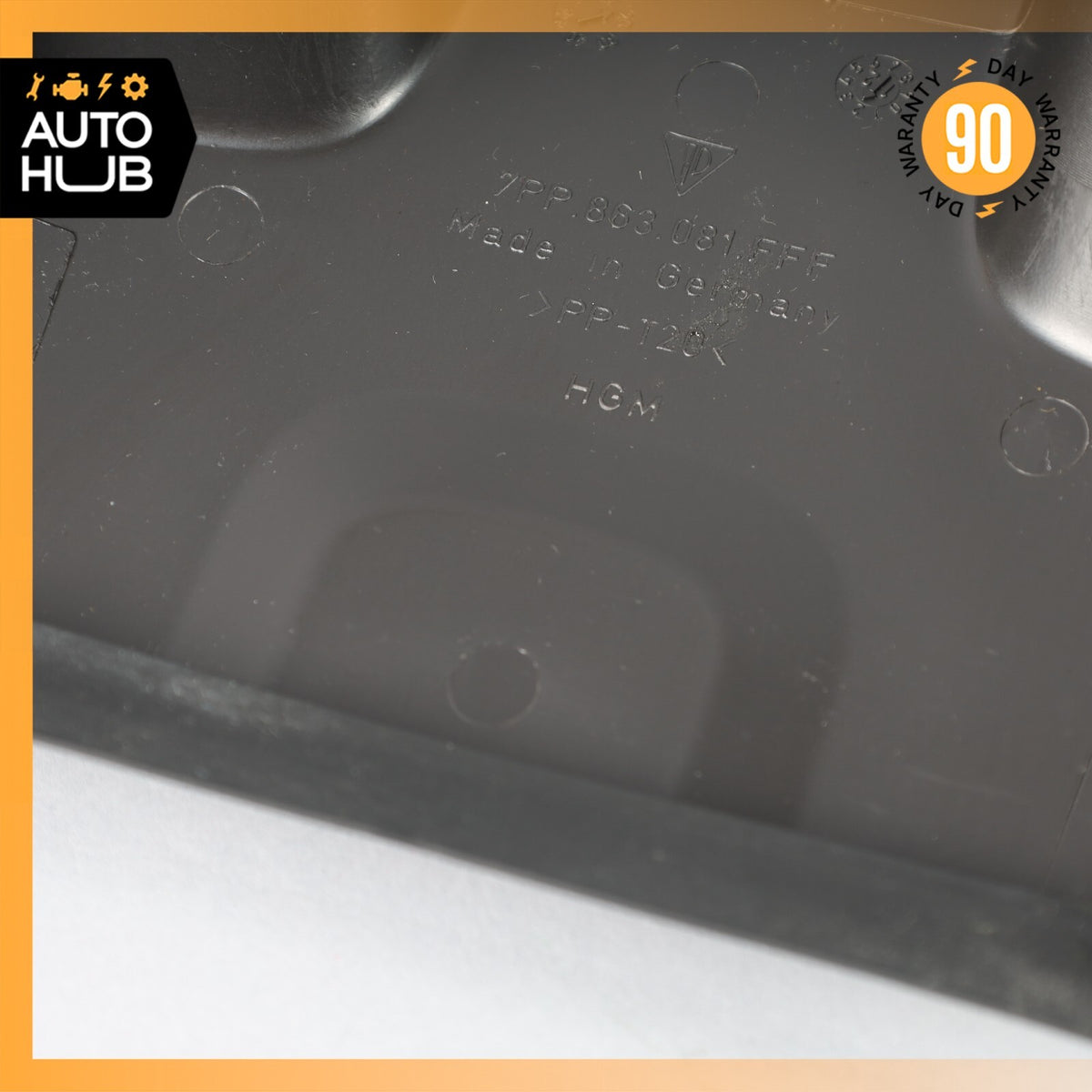 11-14 Porsche Cayenne 958 Interior Rear View Mirror Cover Black OEM - photo 8