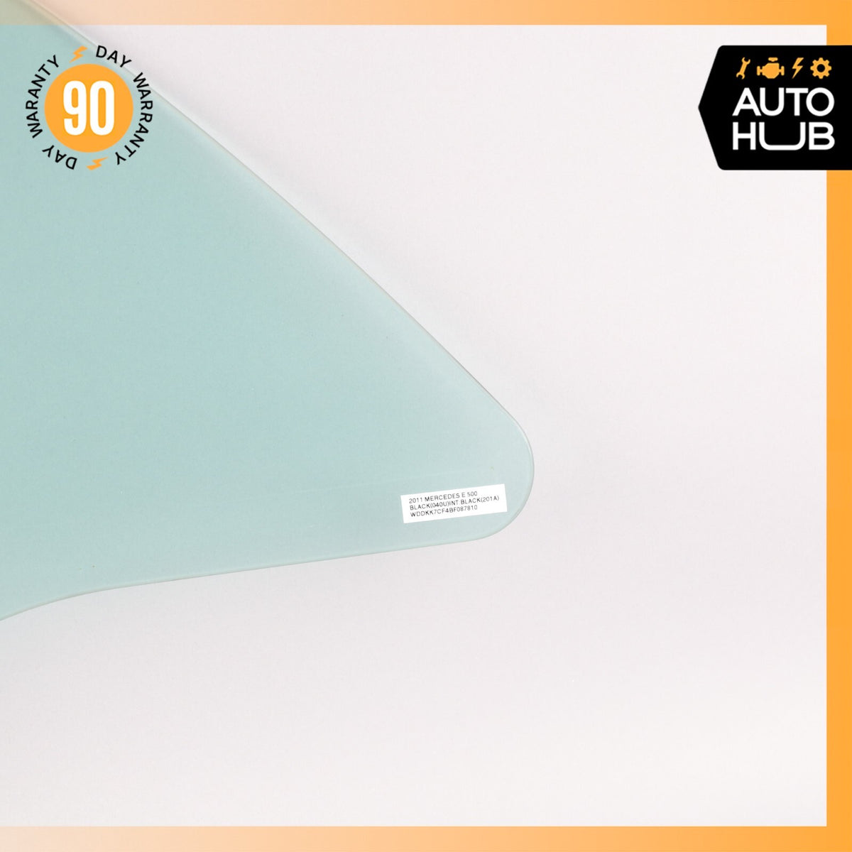 11-17 Mercedes W207 E550 Convertible Rear Right Quarter Window Glass OEM - photo 13