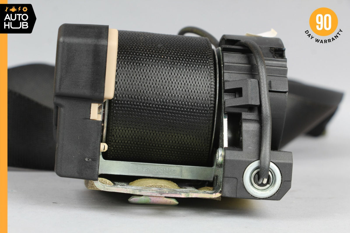 07-09 Mercedes W221 S550 S600 Seat Belt Rear Left Driver Side Black OEM - photo 3