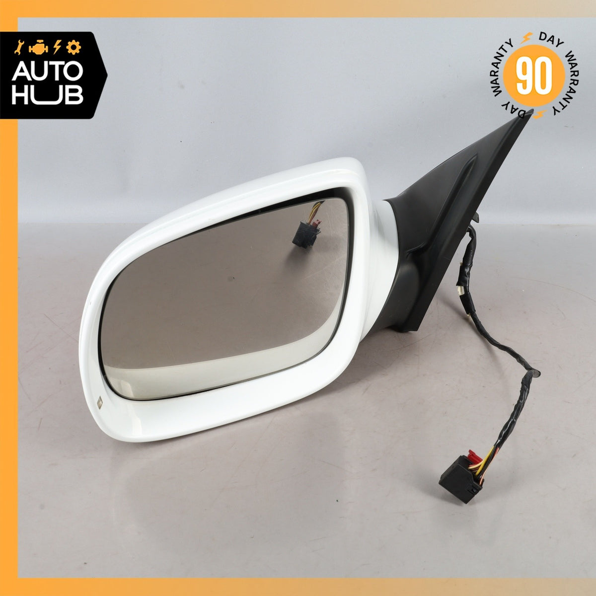 09-14 Audi 8R Q5 SQ5 Front Left Side Rear View Mirror White OEM - photo 2