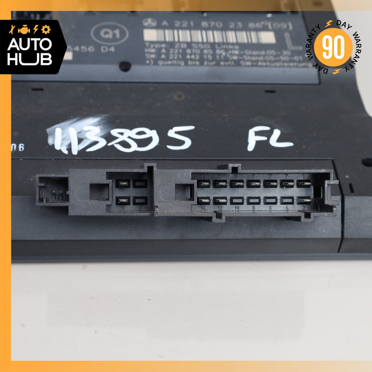 07-13 Mercedes W221 S600 S63 Front Left Driver Side Under Seat Control Unit OEM - photo 3
