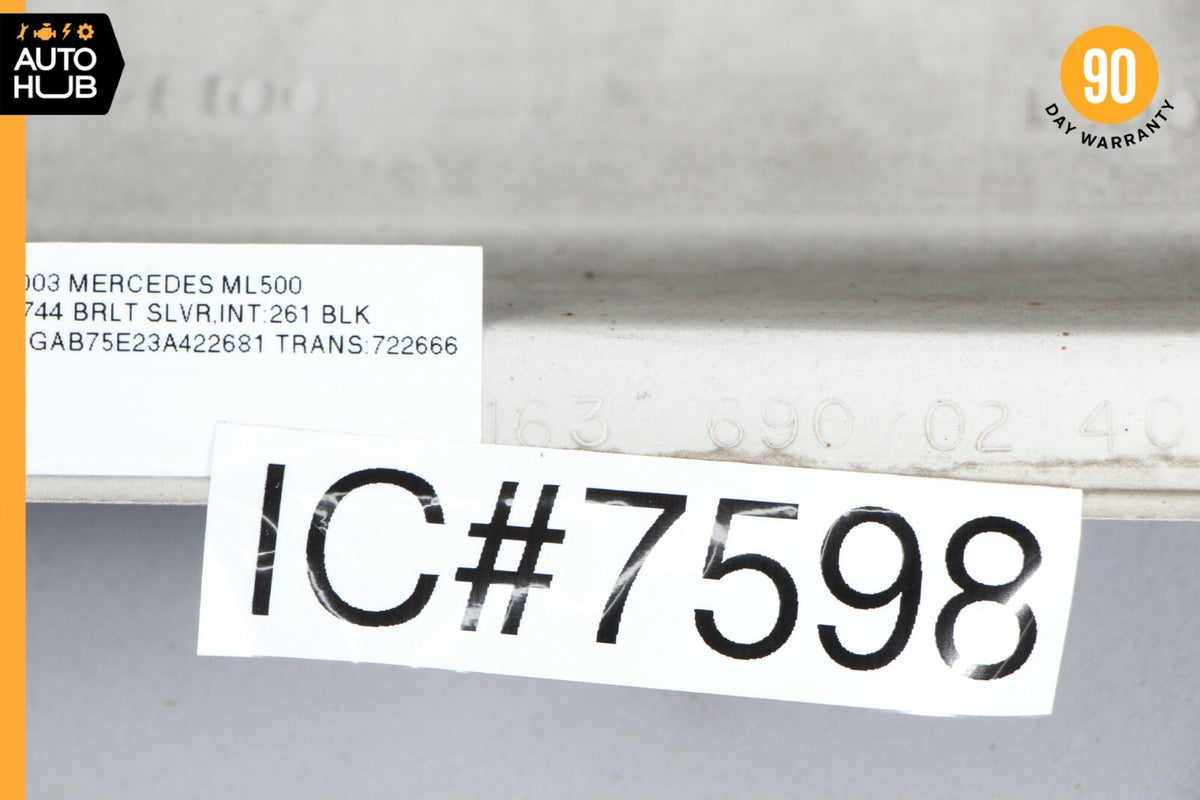 98-05 Mercedes W163 ML500 Base Rocker Panel Side Skirt Right Passenger Silver - photo 12
