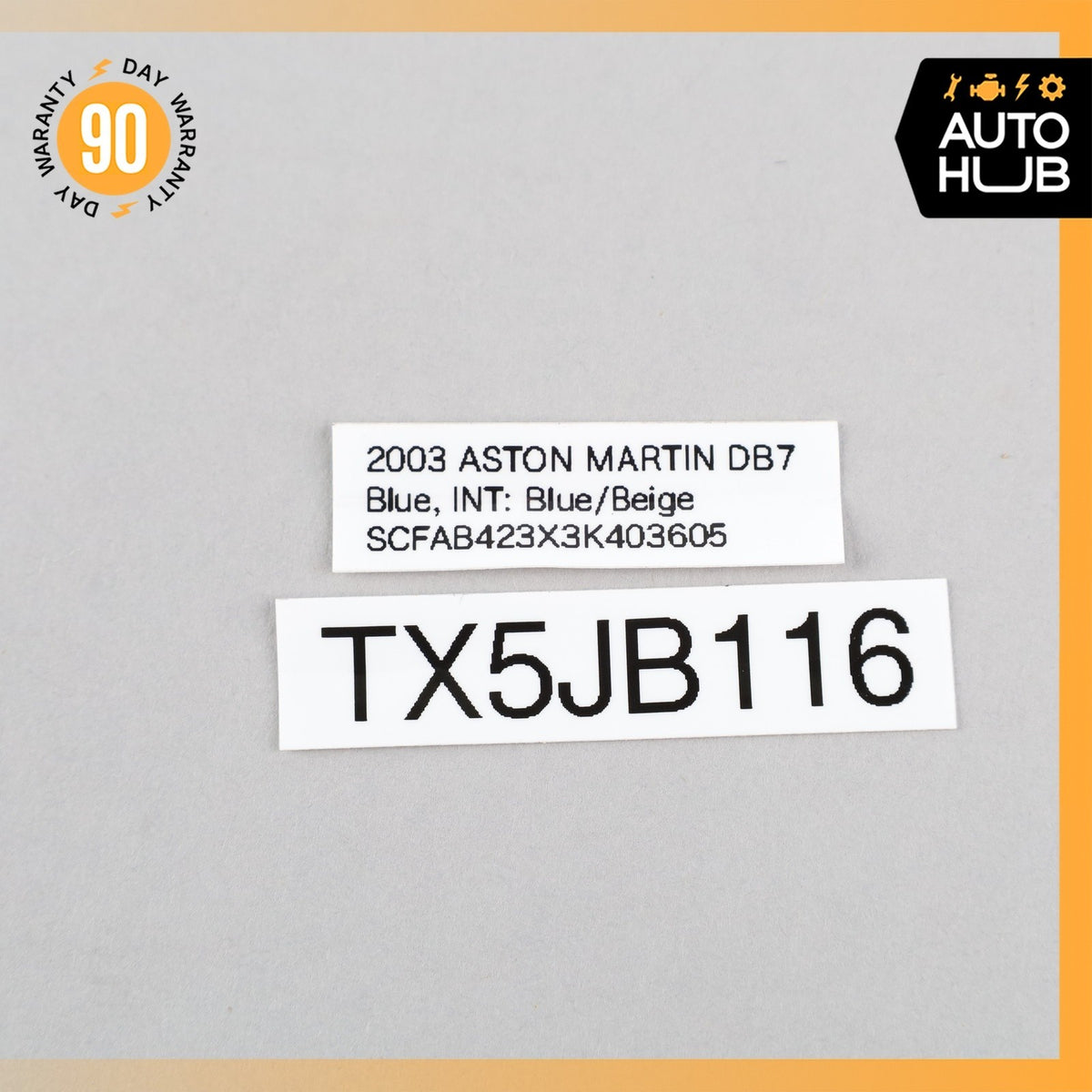 00-07 Aston Martin DB7 Vanquish Remote Battery Disconnect Control Switch OEM 38k - photo 9