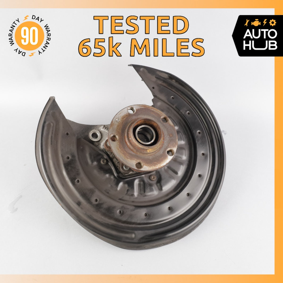 03-13 Bentley Continental GT Rear Right Side Spindle Knuckle Hub OEM 65k - photo 1