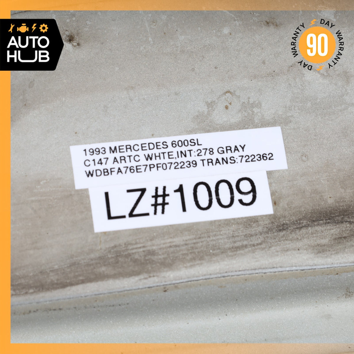 90-02 Mercedes R129 600SL SL500 500SL 300SL Upper Radiator Support Tie Bar OEM - photo 12
