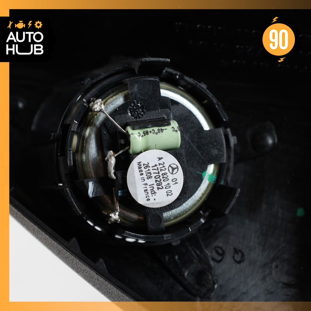 07-09 Mercedes W211 E350 E320 E63 AMG Front Left Tweeter Speaker Cover Black OEM - photo 10