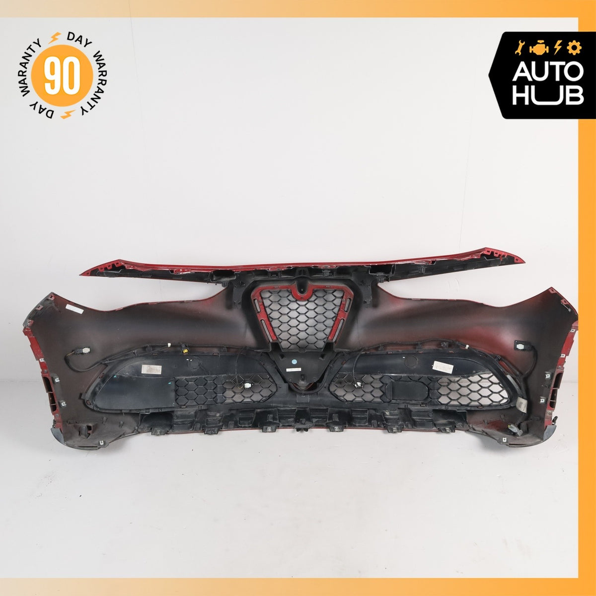 17-26 Alfa Romeo 949 Stelvio Front Bumper Cover Assembly Red OEM 72k - photo 21