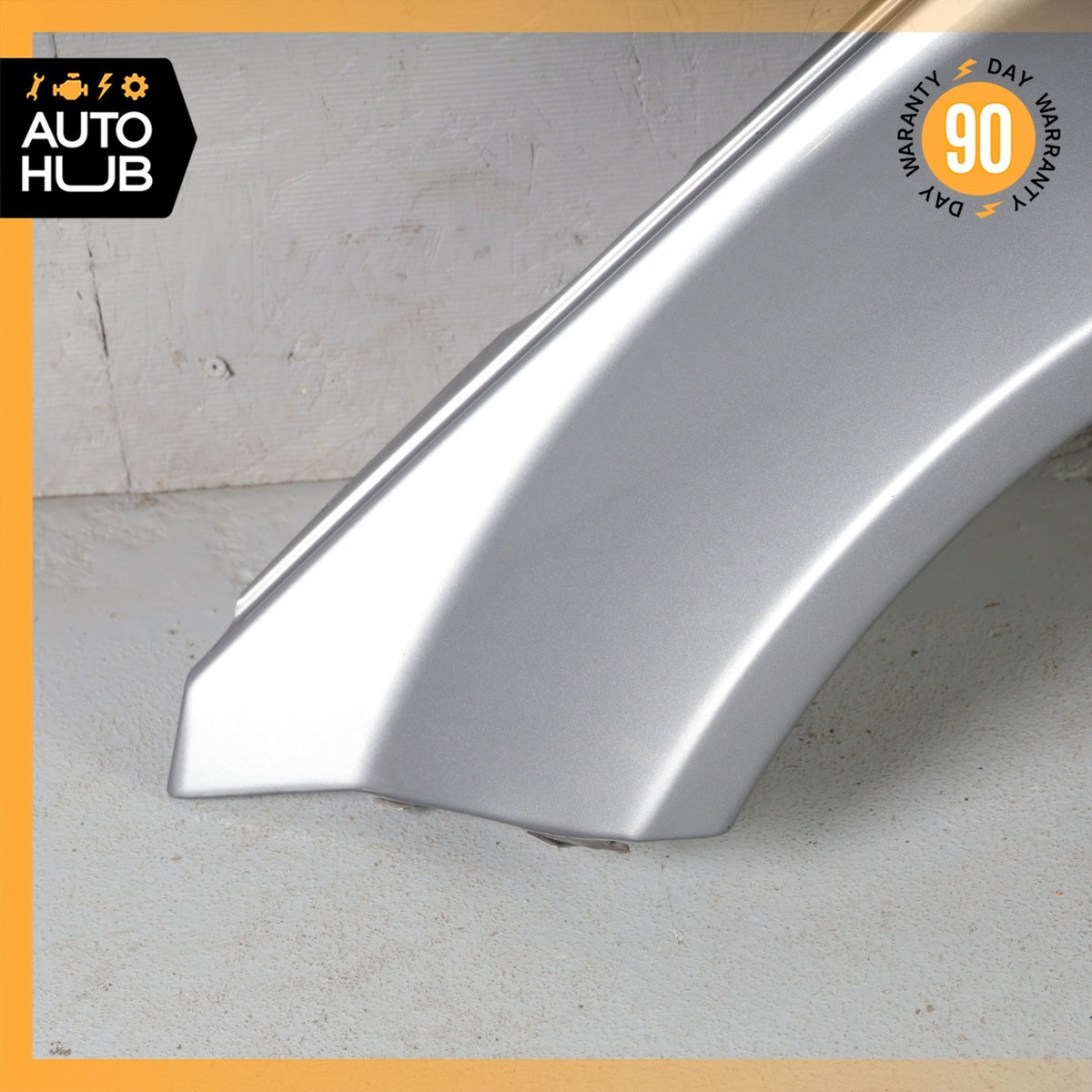 08-15 Mercedes W204 C63 AMG Left Driver Side Fender Assembly Silver OEM - photo 8