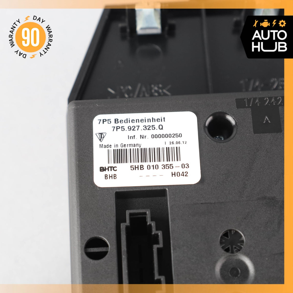 11-14 Porsche Cayenne 958 Rear Seat Heat Lock Switch Control Panel OEM - photo 11